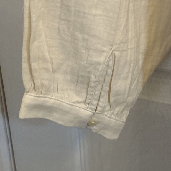 NWT Universal Threads Belted Long Sleeve Maxi Dress White Sand Size 2XL - Picture 12 of 16